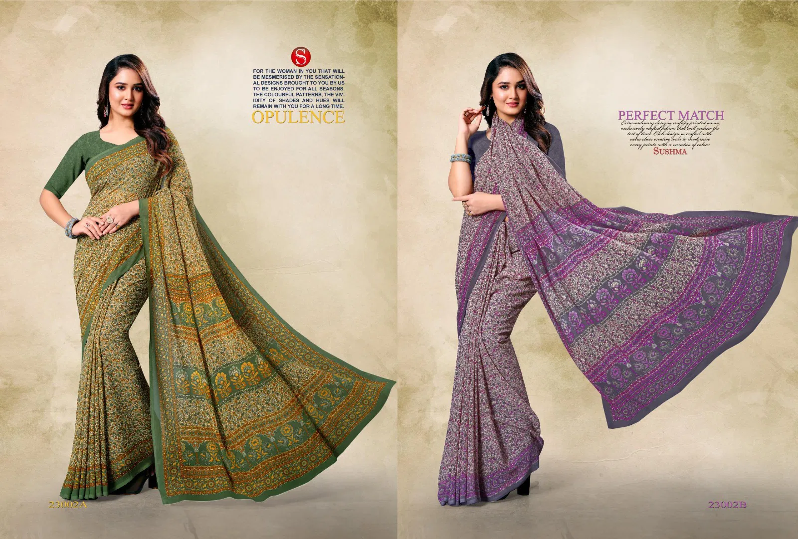 Classical By Sushma Printed Weightless Sarees Online Wholesale